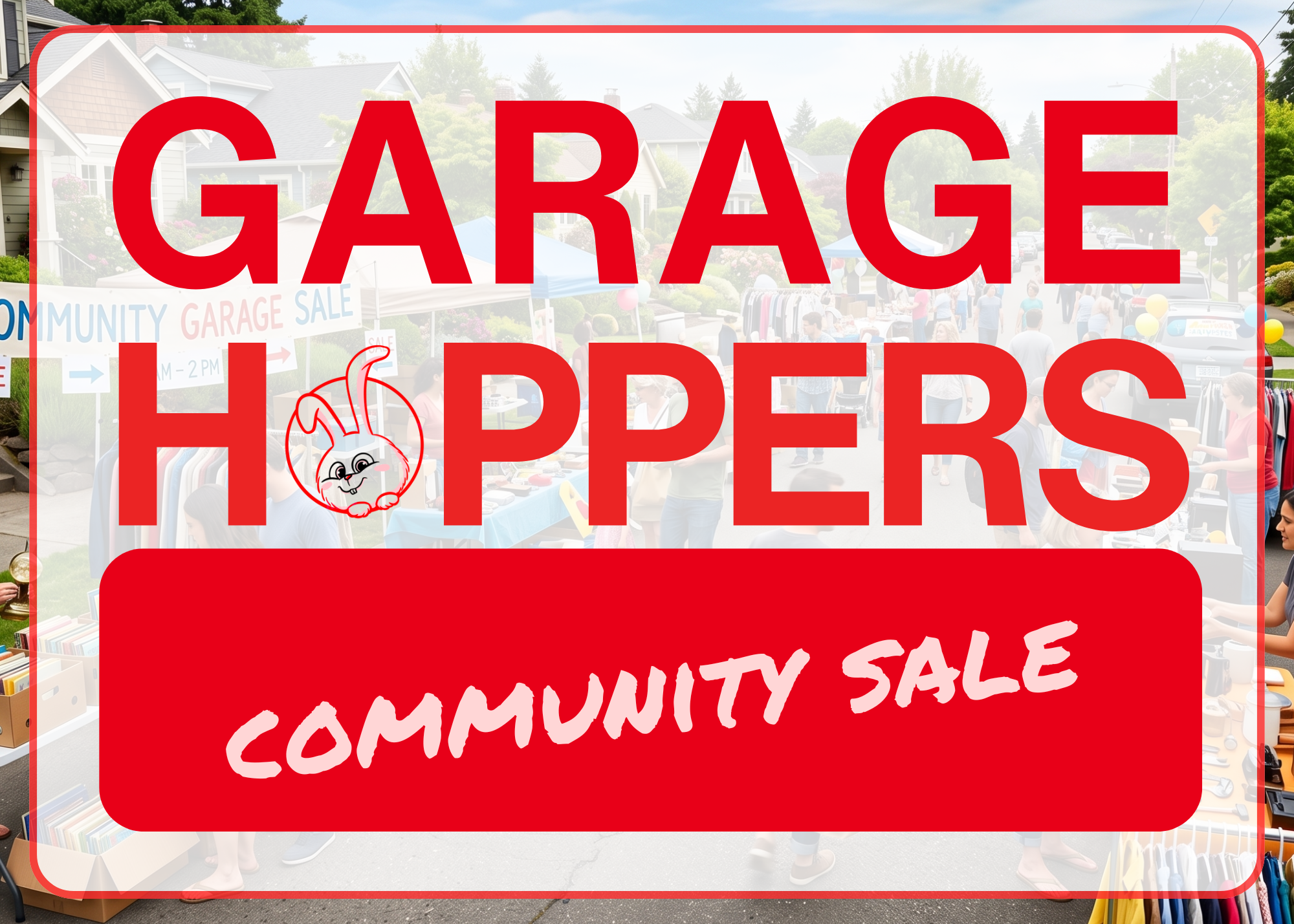 Garage sale listing - no photo uploaded